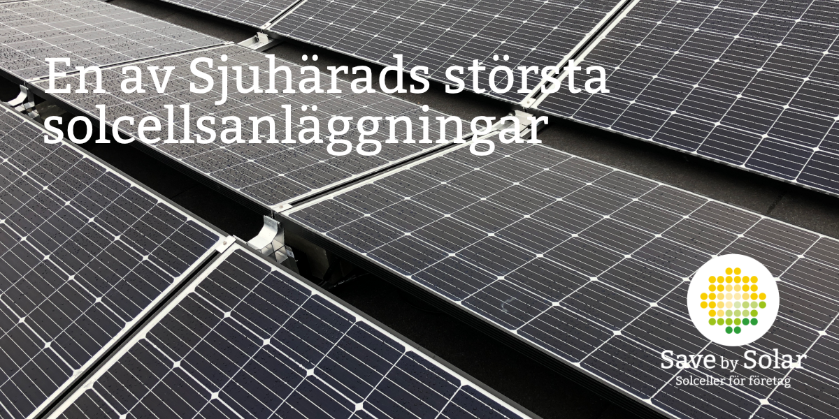Just nu installeras en av Sjuhärads största solcellsanläggningar hos ICA Kvantum Svenljunga.