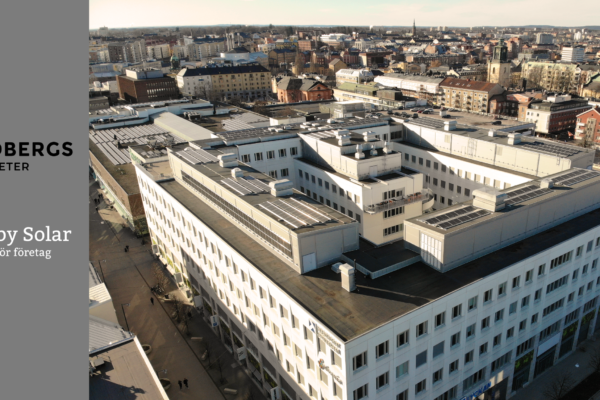 Lundbergs Fastigheter installerar solceller i Norrköping med Save by Solar