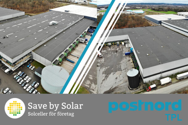 PostNord TPL Norrköping med solceller från Save by Solar