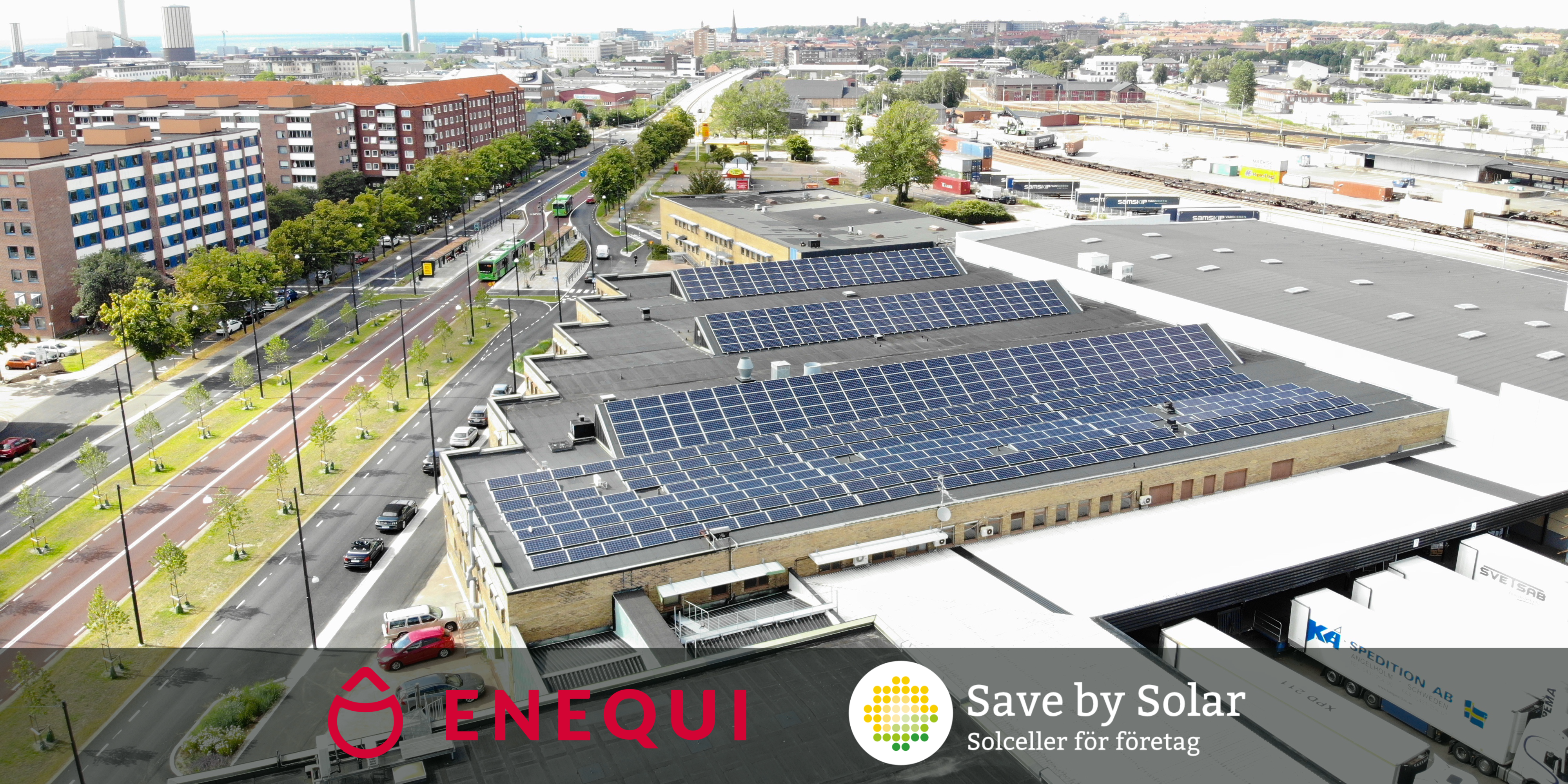 Enequi och Save by Solar startar ett nytt samarbete kring produktion, energilagring och styrning av el i fastigheter.